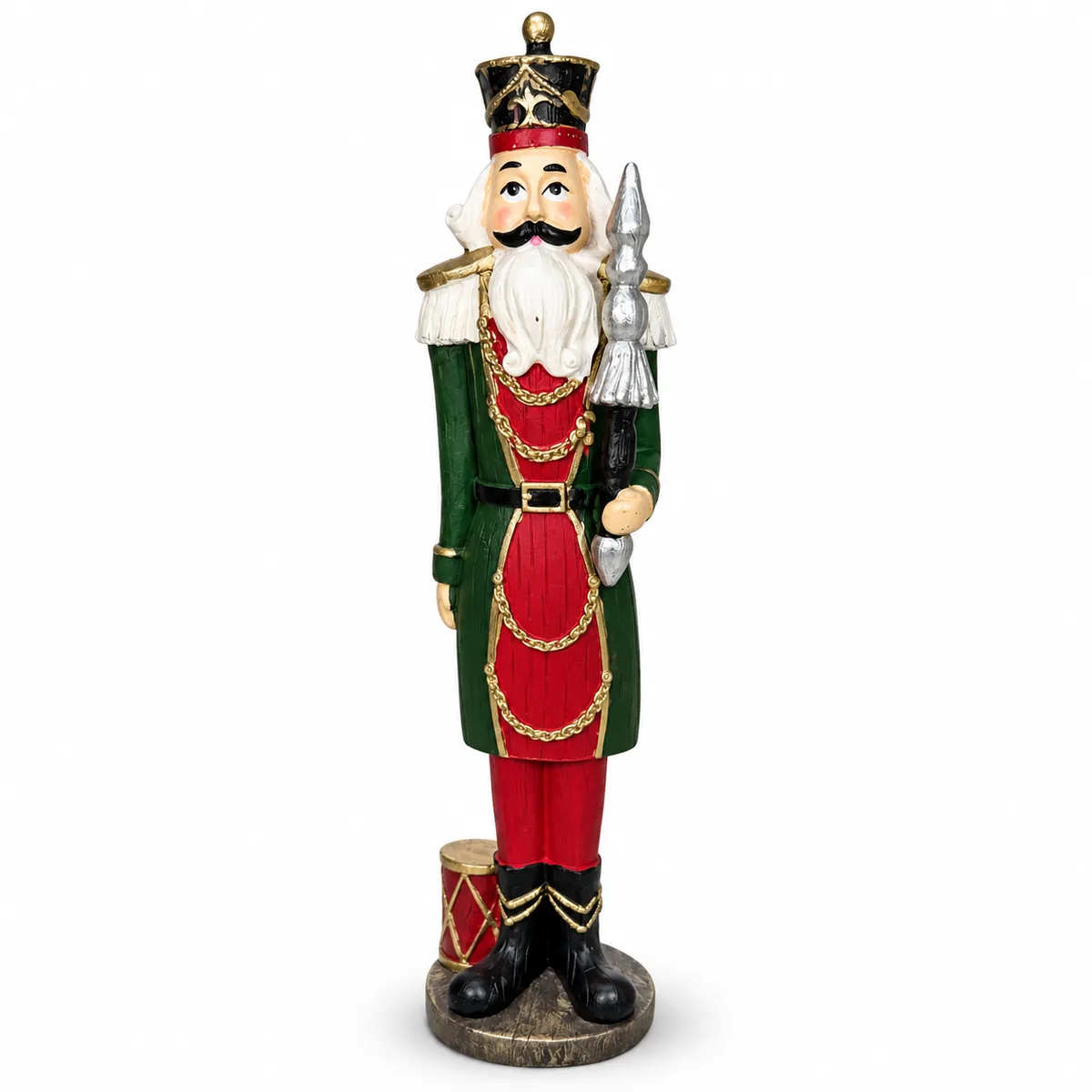 Statuina Soldato Schiaccianoci Classico con Lancia – Altezza 25 cm