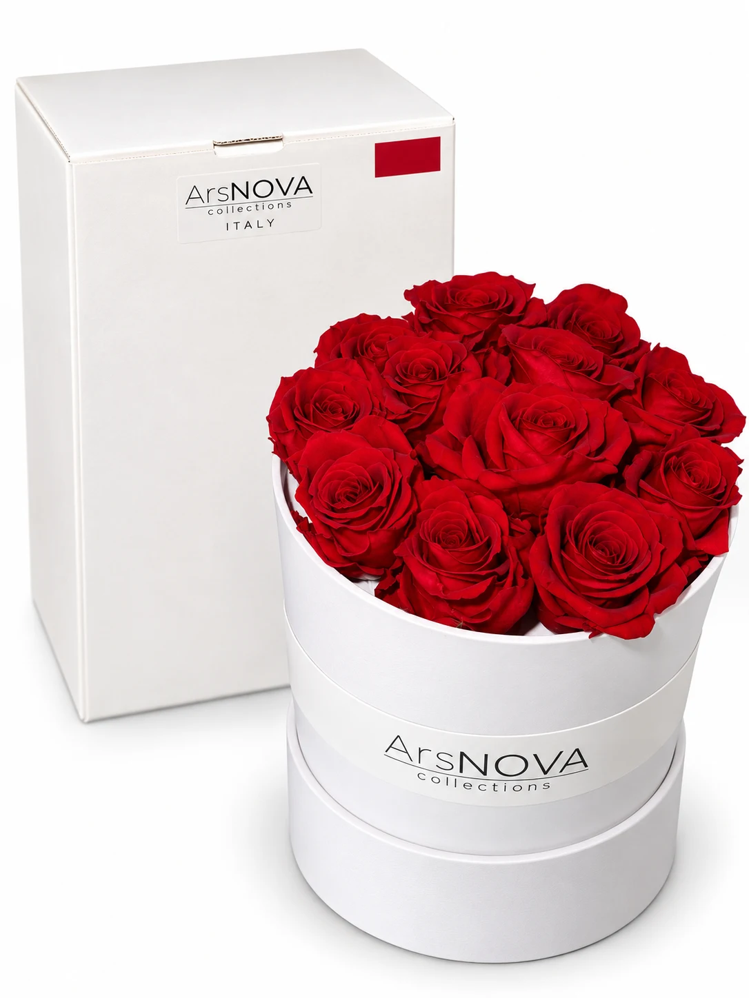 Box Rose Stabilizzate Rosse Ars Nova | Fiori Eterni Regalo